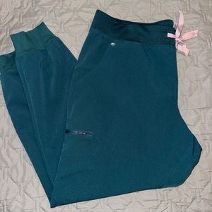 Figs, Zamora Jogger Scrub Pants, Caribbean Blue , XL